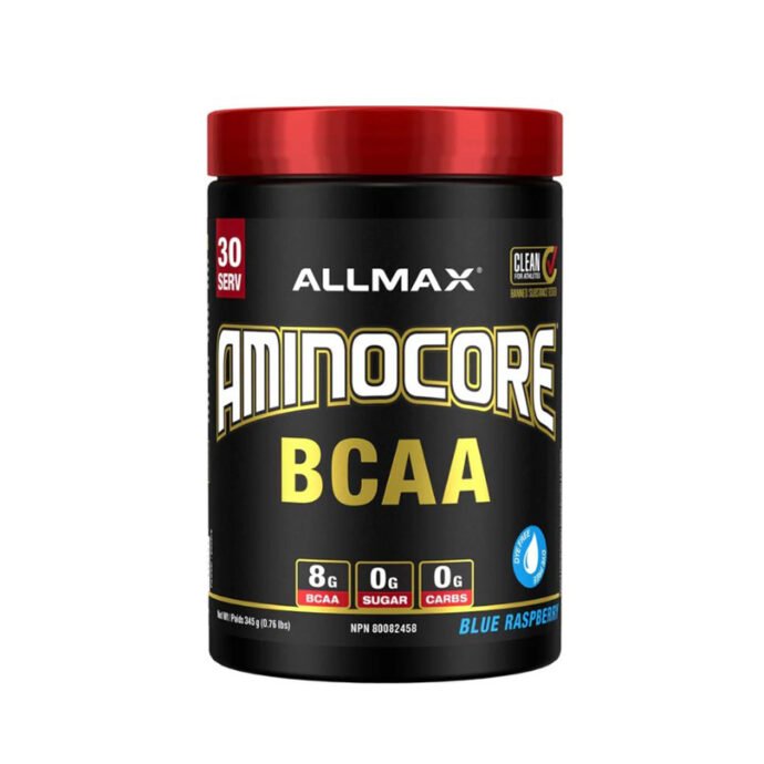 ALLMAX AMINOCORE BCAA 30 SERVINGS BLUE RASPBERRY