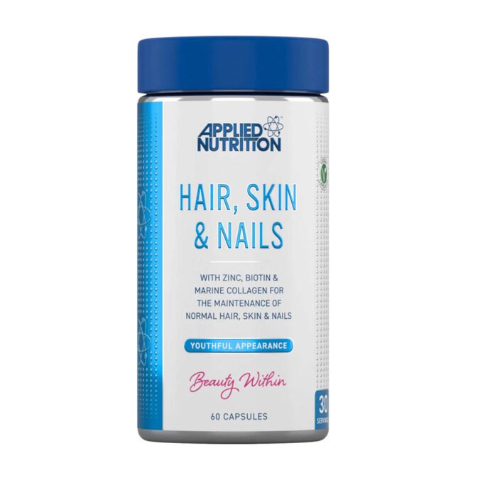 APPLIED NUTRITION HAIR,SKIN&NAILS 60 CAPSULES