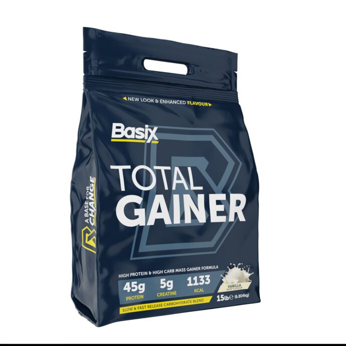 BASIX TOTAL GAINER 15 LBS VANILLA WHIP FLAVOUR