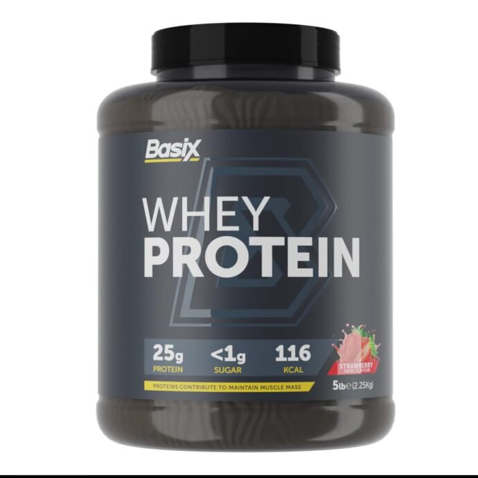 BASIX WHEY PROTEIN 5 LBS STRAWBERRY SWIRL FLAVOUR