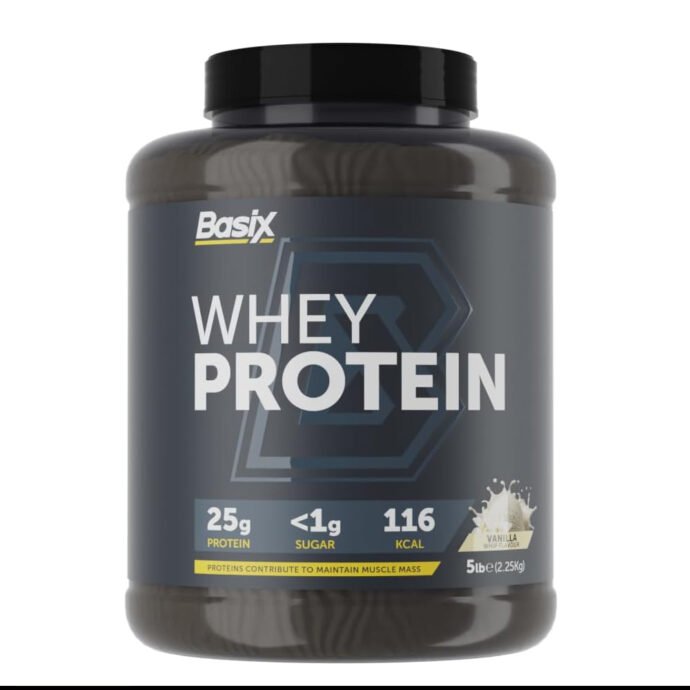 BASIX WHEY PROTEIN 5 LBS VANILLA WHIP FLAVOUR