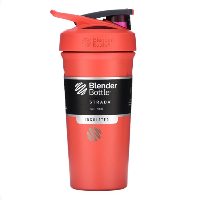 BLENDER BOTTLE STRADA STAINLESS STEEL FC 710ML RED