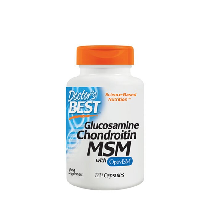 DOCTOR'S BEST GLUCOSAMINE CHONDROITION WITH MSM 120 CAPSULES