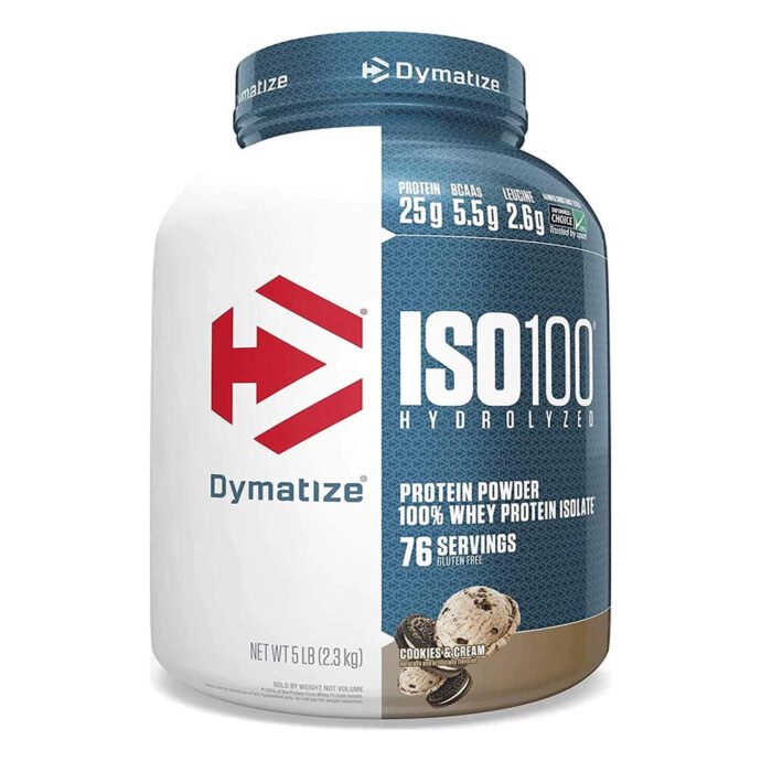 DYMATIZE ISO 100 5LBS COOKIES AND CREAM FLAVOUR