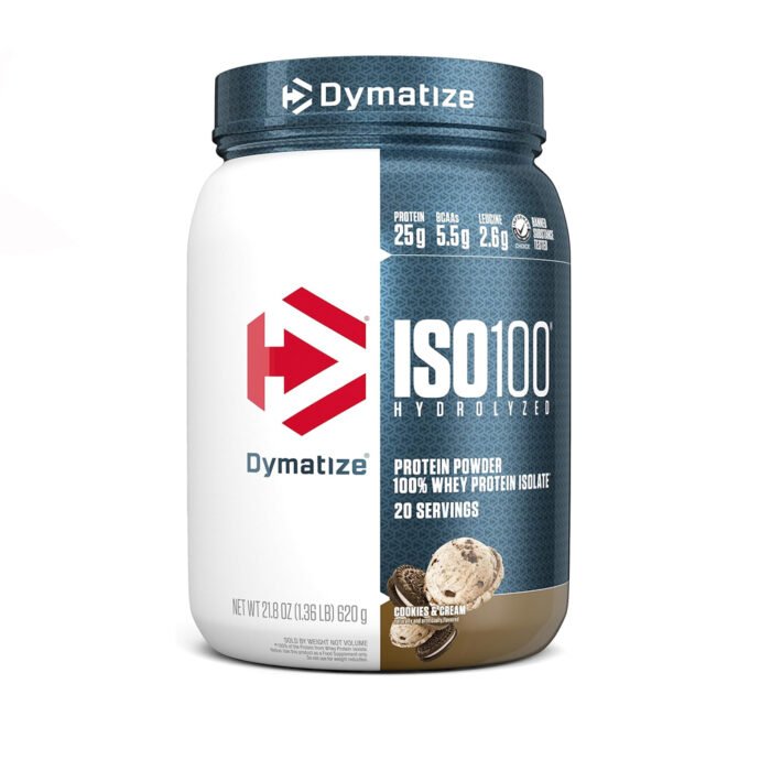 DYMATIZE ISO100 1LBS 20 SERVINS COOKIES AND CREAM