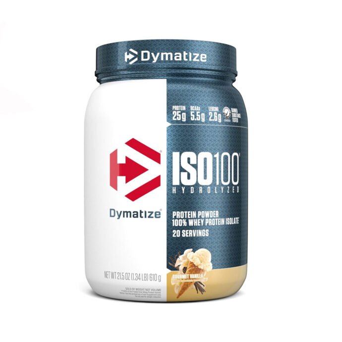 DYMATIZE ISO100 1LBS 20 SERVINS GOURMET VANILLA