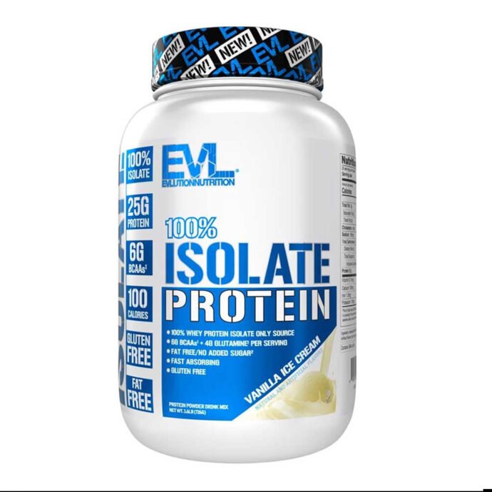 EVL ISOLATE PROTEIN 1.6 LBS VANILLA ICE CREAM