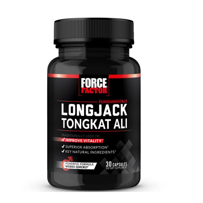 FORCE FACTOR LONGJACK TONGKAT ALI 500MG 30 CAPSULES