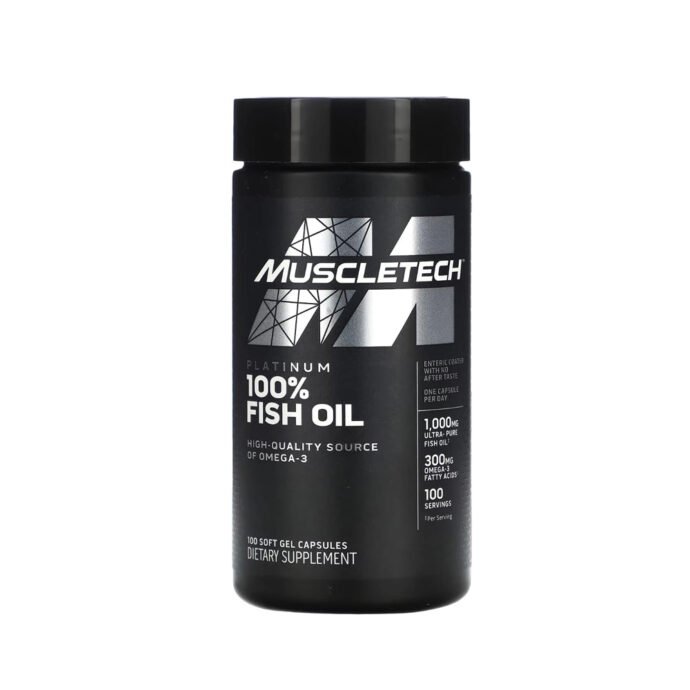 MUSCLETECH 100%FISH OIL 100 SOFTGELS