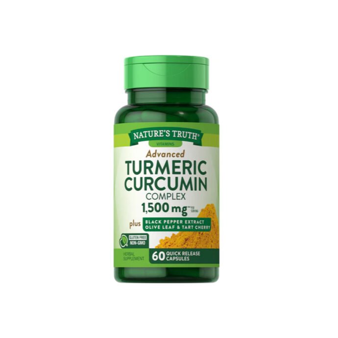 NATURE`S TRUTH ADVANCED TURMERIC CURCUMIN COMPLEX 1000 MG 60 CAPSULES