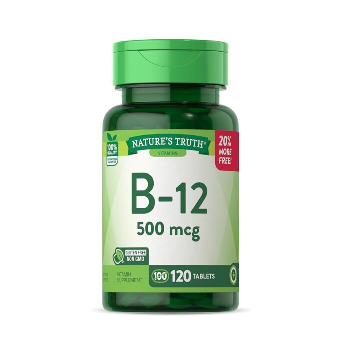 NATURE`S TRUTH VITAMIN B-12 500 MCG 120 TABLETS