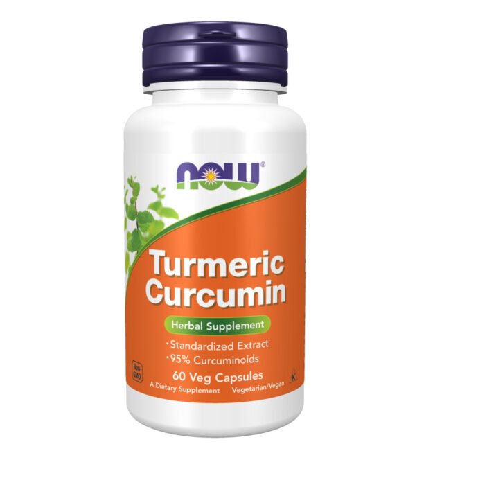 NOW TURMERIC CURCUMIN 60 CAPSULES