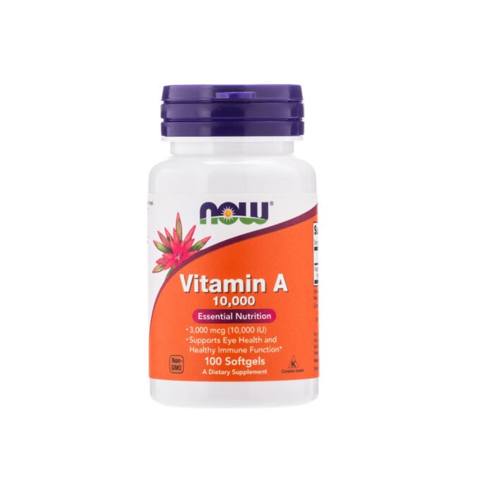 NOW VITAMIN A 10000 IU 100 SOFTGELS