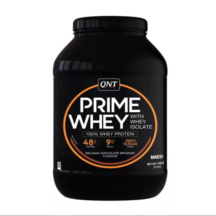 QNT PRIME WHEY 2KG BELGIAN CHOCOLATE BROWNIE FLAVOR