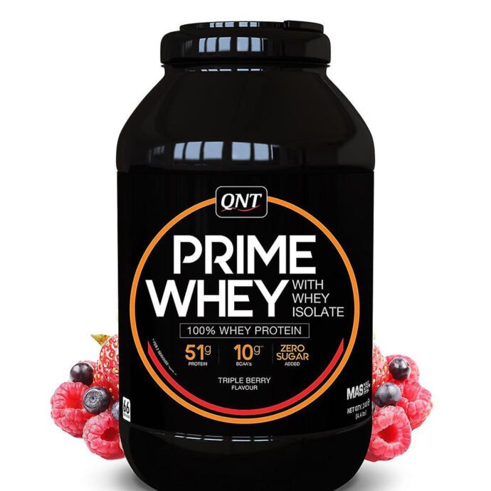 QNT PRIME WHEY 908G TRIPLE BERRY FLAVOR