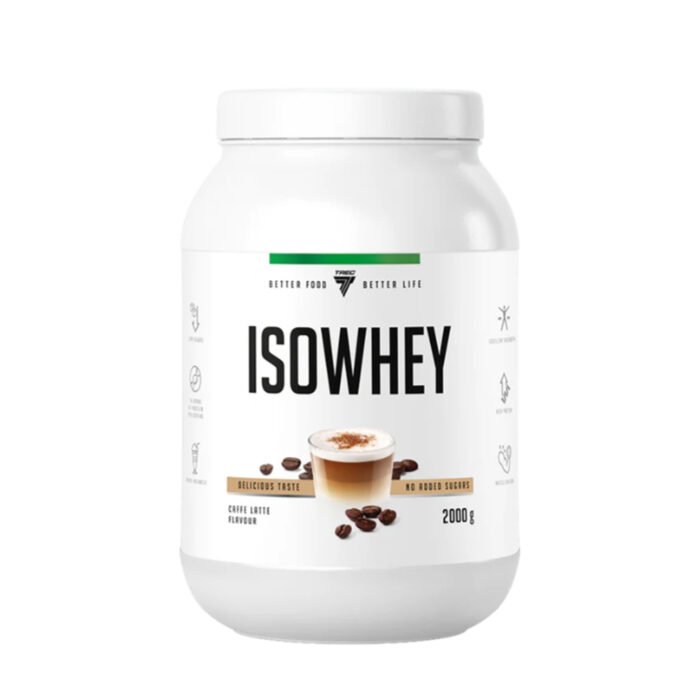 TREC NUTRTION ISOWHEY 2000G CAFFE LATE FLAVORE