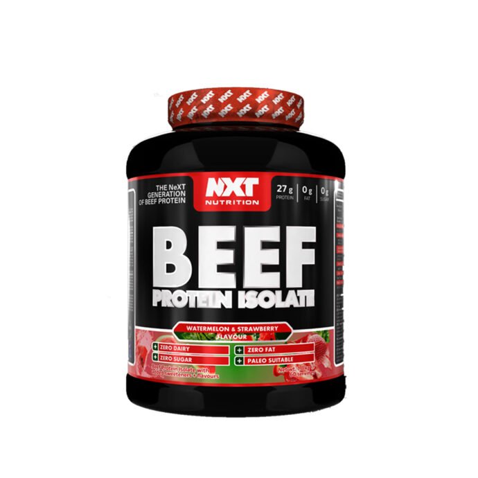 NXT NUTRITION BEEF PROTEIN ISOLATE 1.8KG WATERMELON STRAWBERRY FLAVOR