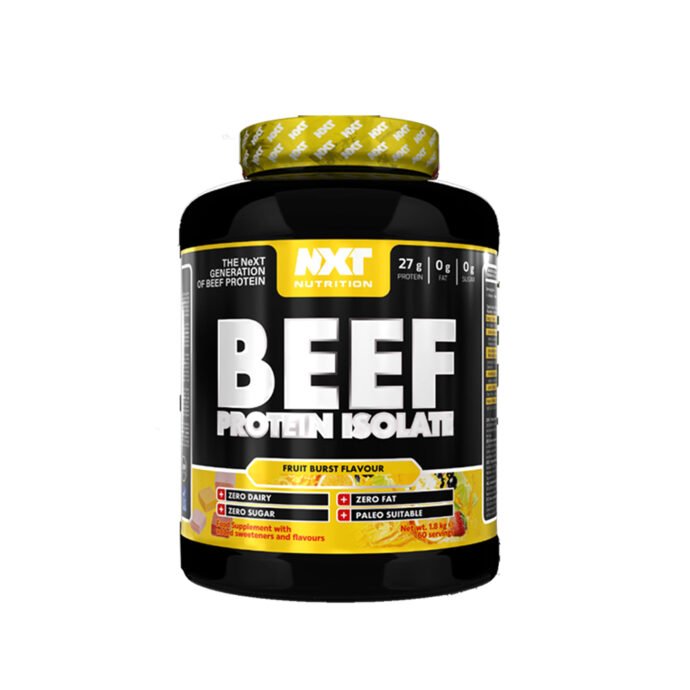 NXT NUTRITION BEEF PROTEIN ISOLATE 1.8KG FRUIT BURST FLAVOR